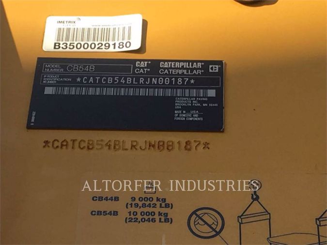 2015 CATERPILLAR CB54