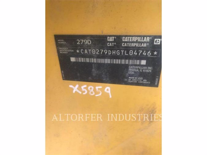 2017 CATERPILLAR 279D