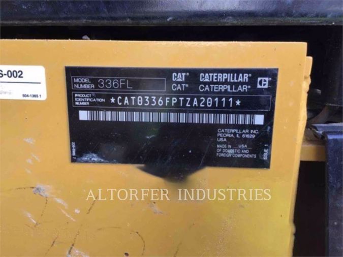 2018 CATERPILLAR 336F