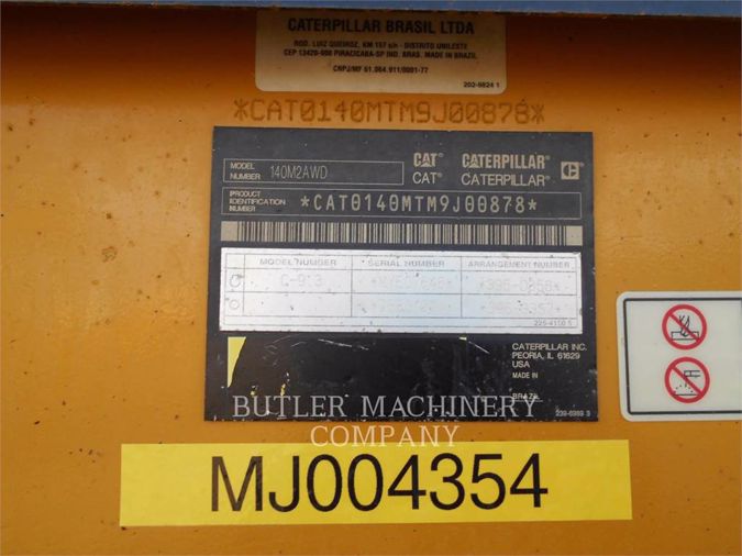 2014 CATERPILLAR 140M