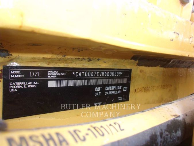 2011 CATERPILLAR D7E