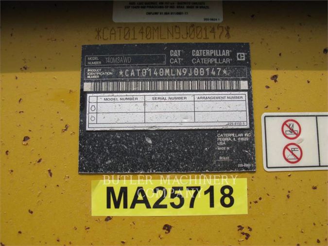 2014 CATERPILLAR 140M