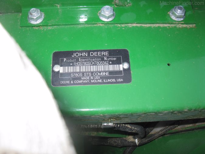 2019 JOHN DEERE S780