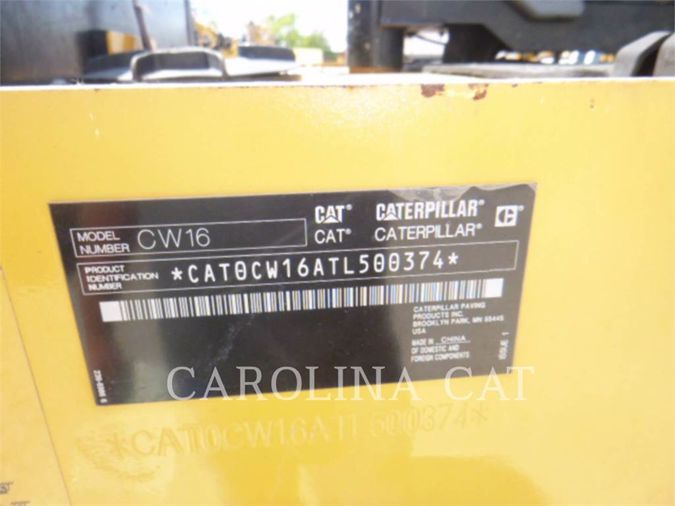 2018 CATERPILLAR CW16