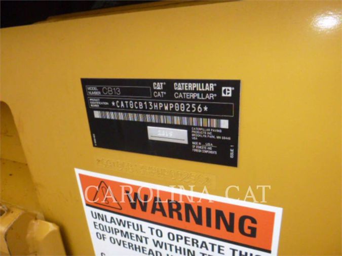 2019 CATERPILLAR CB13