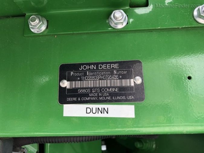 2017 JOHN DEERE S680