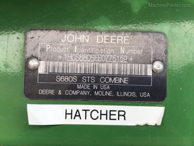 2015 JOHN DEERE S680