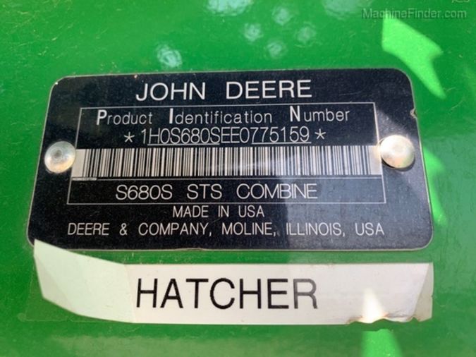 2015 JOHN DEERE S680