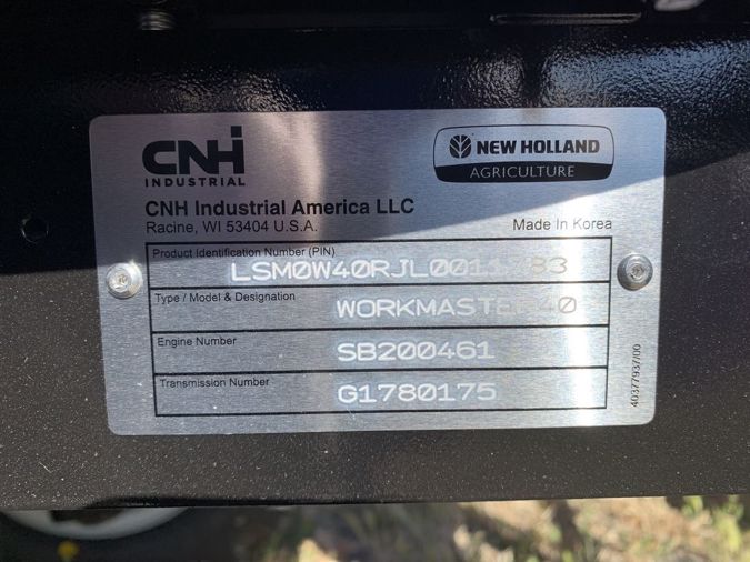 2020 NEW HOLLAND WM25