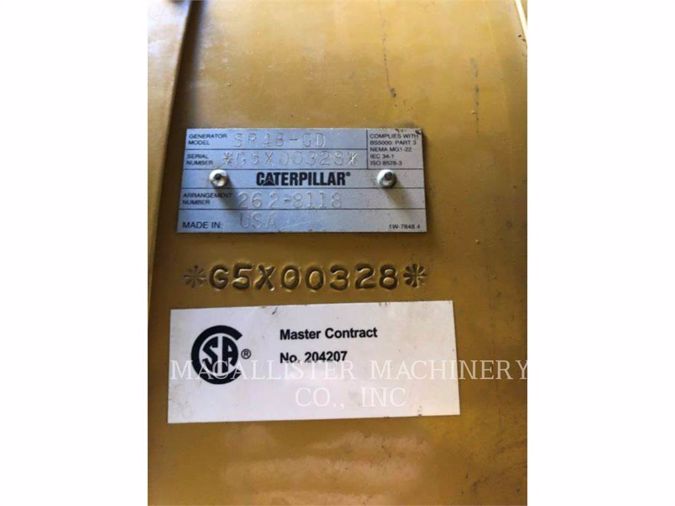 2011 CATERPILLAR 3512