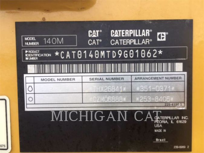 2010 CATERPILLAR 140M
