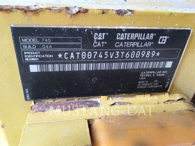 2018 CATERPILLAR 745