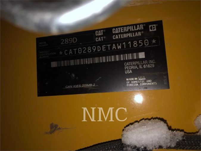 2019 CATERPILLAR 289D
