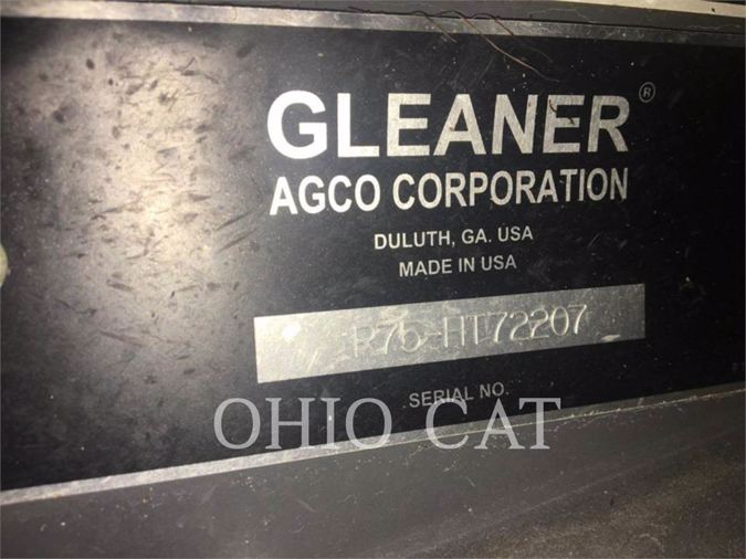 2008 GLEANER R75