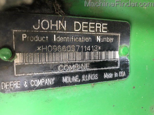 2005 JOHN DEERE 9660
