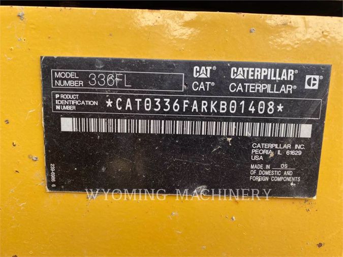 2015 CATERPILLAR 336F