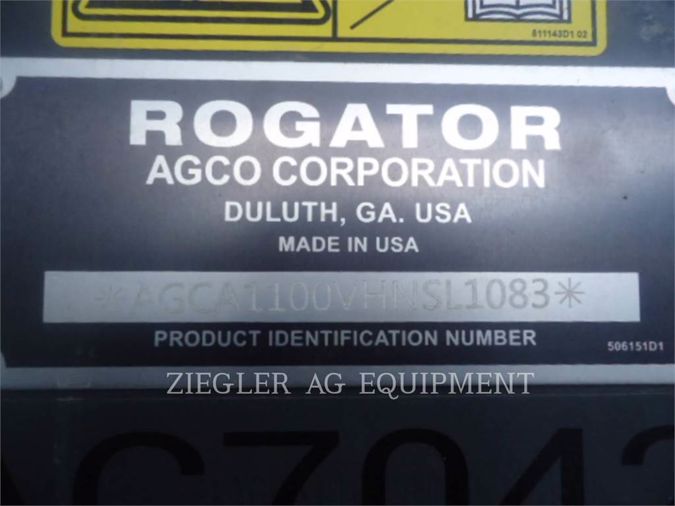 2017 CHALLENGER ROGATOR 1100