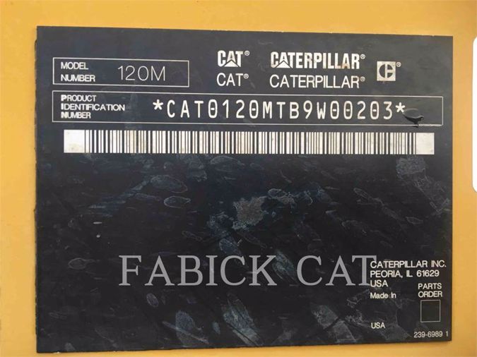 2011 CATERPILLAR 120M