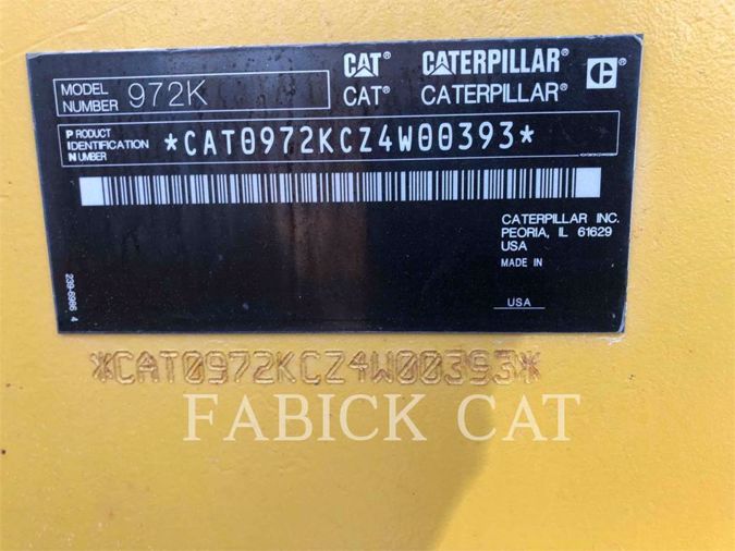 2013 CATERPILLAR 972K