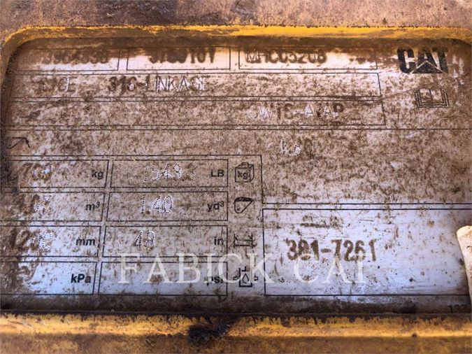 2016 CATERPILLAR 316