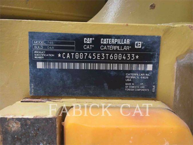 2018 CATERPILLAR 745