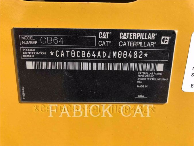 2013 CATERPILLAR CB64