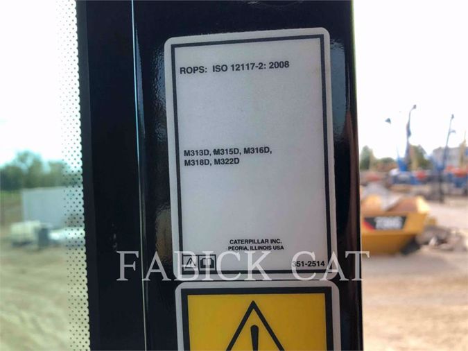 2014 CATERPILLAR M315