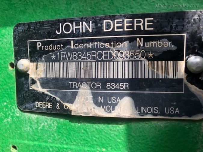2014 JOHN DEERE 8345R