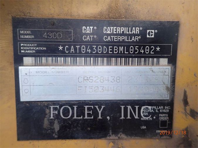 2005 CATERPILLAR 430D