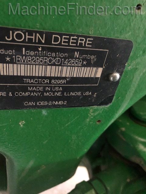 2019 JOHN DEERE 8295R