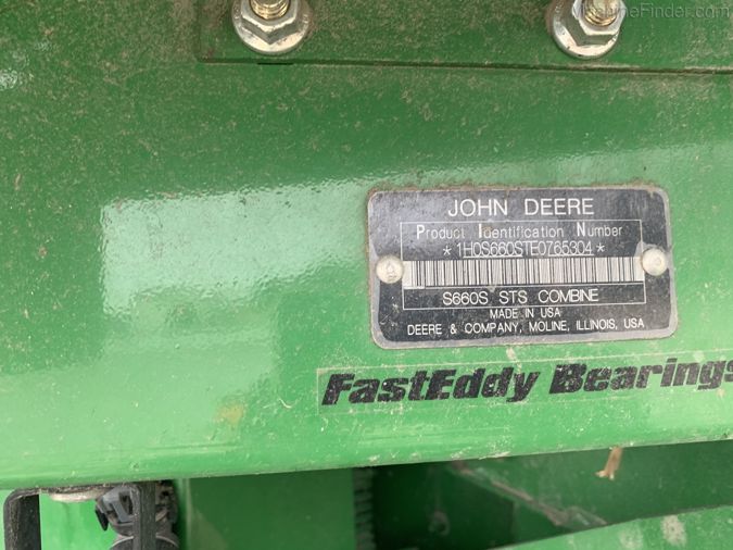 2014 JOHN DEERE S660