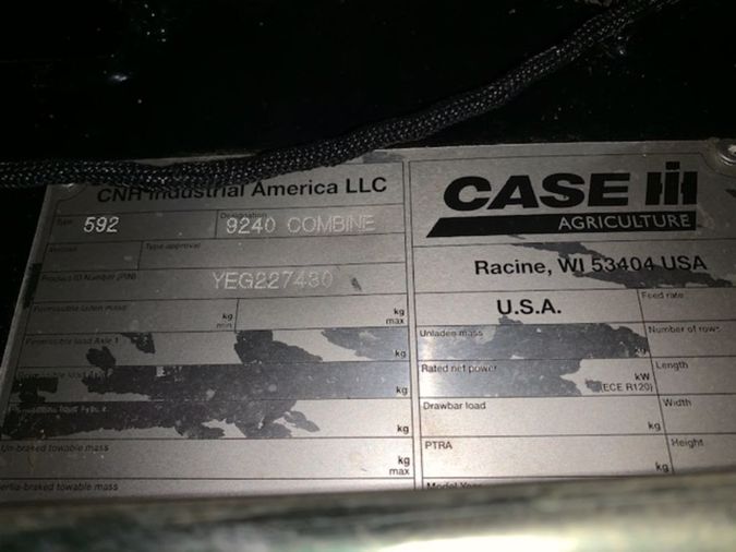 2015 CASE IH 9240