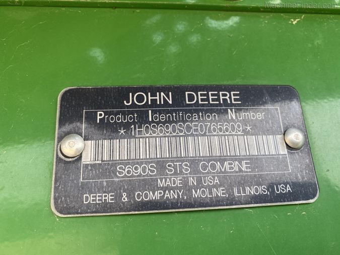 2014 JOHN DEERE S690