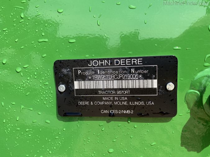 2019 JOHN DEERE 9570RT