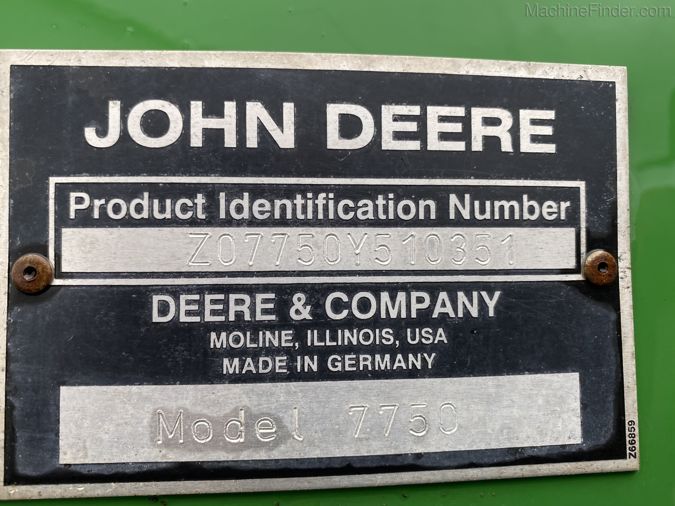 2009 JOHN DEERE 7750