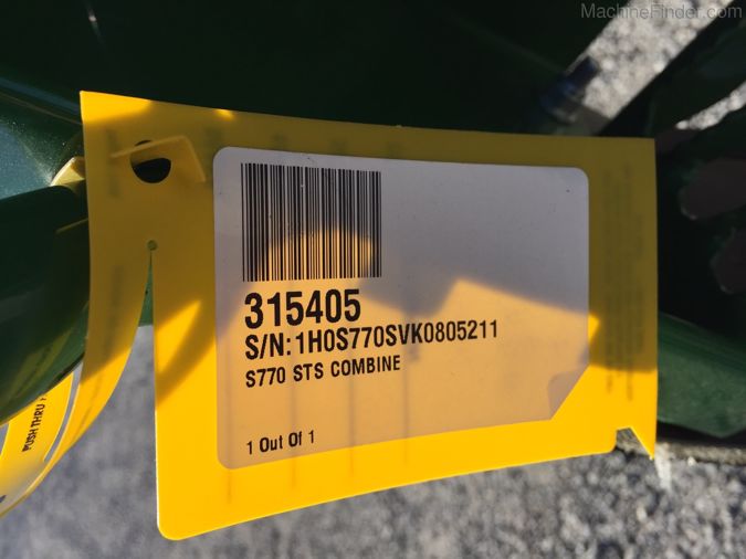 2019 JOHN DEERE S770