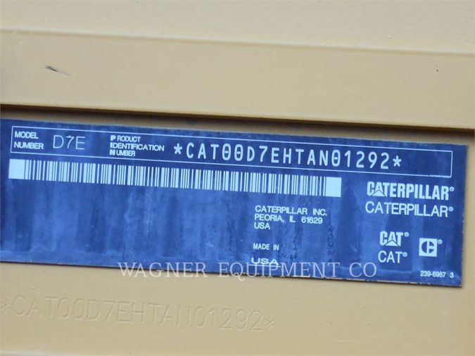 2013 CATERPILLAR D7E