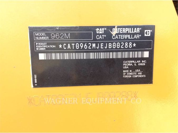 2015 CATERPILLAR 962M
