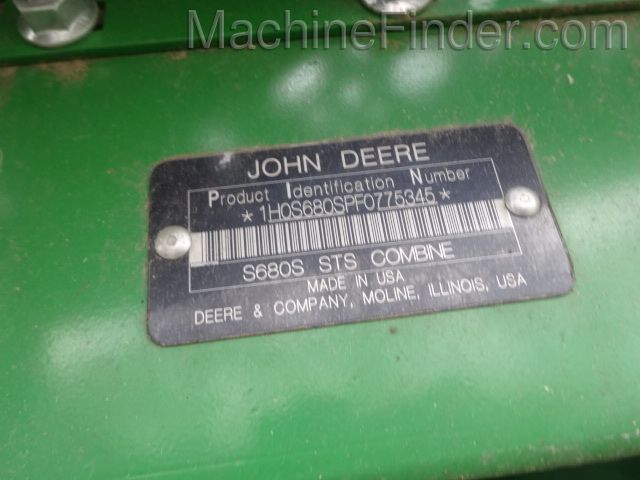 2015 JOHN DEERE S680
